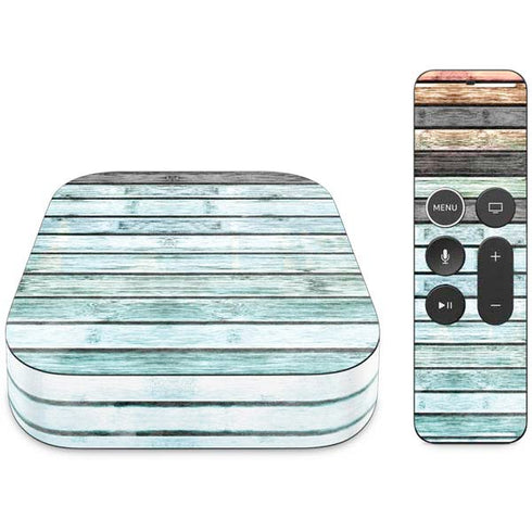 Wooden Stripes Apple TV Skin